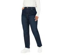 Yours Curve Dark Blue Straight Leg Ruby Jeans - Women's - Plus Size Curve