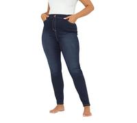 Yours Curve Dark Indigo Blue Skinny Stretch Ava Jeans - Women's - Plus Size Curve