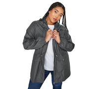 Yours Curve Dark Lightweight Parka Jacket - Women's - Plus Size Curve