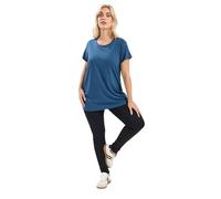Yours Curve Denim Blue Core T-Shirt - Women's - Plus Size Curve
