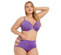 Yours Curve Diamante Strap Padded Bra - Women's - Plus Size Curve Purple