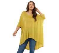 Yours Curve Dipped Hem Top - Women's - Plus Size Curve