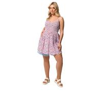 Yours Curve Ditsy Floral Shirred Cami Top - Women's - Plus Size Curve