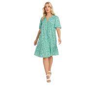 Yours Curve Ditsy Floral Smock Dress - Women's - Plus Size Curve