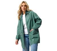 Yours Curve Drawstring Lightweight Parka Jacket - Women's - Plus Size Curve