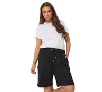 Yours Curve Drawstring Shorts - Women's - Plus Size Curve Black