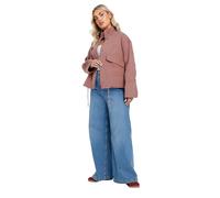 Yours Curve Dusky Drop Shoulder Twill Jacket - Women's - Plus Size Curve