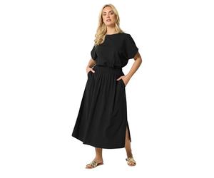 Yours Curve Elasticated Waist Maxi Dress - Women's - Plus Size Curve
