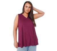 Yours Curve Elevated Ribbed Vest Top - Women's - Plus Size Curve