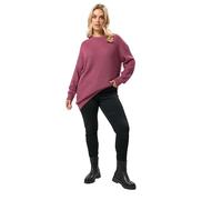 Yours Curve Essential Knitted Jumper - Women's - Plus Size Curve Dark Pink