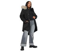 Yours Curve Faux Fur Trim Parka Coat - Women's - Plus Size Curve