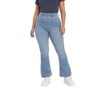 Yours Curve Flare Jeggings - Women's - Plus Size Curve Light Blue