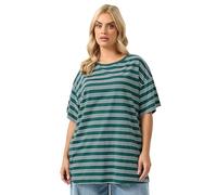 Yours Curve Floral Heart Embroidered T-Shirt - Women's - Plus Size Curve