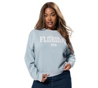 Yours Curve 'Florida' Slogan Sweatshirt - Women's - Plus Size Curve