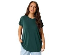 Yours Curve Forest Green Core Basic T-Shirt - Women's - Plus Size Curve