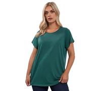 Yours Curve Forest Green Core T-Shirt - Women's - Plus Size Curve
