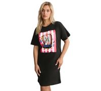 Yours Curve 'Fresh Sardines' Sleep Tee Nightdress - Women's - Plus Size Curve Black
