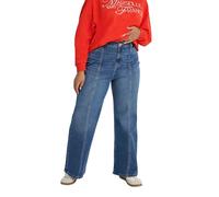 Yours Curve Front Seam Wide Leg Jeans - Women's - Plus Size Curve