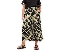 Yours Curve Geometric Print Midaxi Culottes - Women's - Plus Size Curve