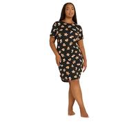Yours Curve Gingerbread Soft Touch Nightdress - Women's - Plus Size Curve Black