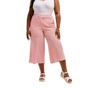 Yours Curve Gingham Textured Midaxi Culottes - Women's - Plus Size Curve