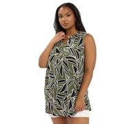 Abstract Print Sleeveless Top Yours Light Khaki 30-32