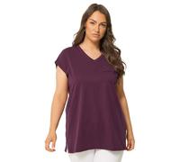 Yours Curve Stud Pocket T-Shirt - Women's - Plus Size Curve Purple