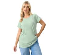 Yours Curve Green Core T-Shirt - Women's - Plus Size Curve