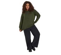 Seam Detail Knitted Jumper Yours Green 18-20