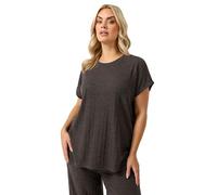 Yours Curve Green Knitted T-Shirt - Women's - Plus Size Curve