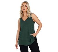 Yours Curve Green Knitted Vest Top - Women's - Plus Size Curve