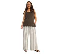 Yours Curve Brown Knitted Vest Top - Women's - Plus Size Curve