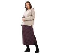 Yours Curve Green Leopard Print Textured Tube Skirt - Women's - Plus Size Curve
