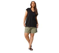Yours Women's Poplin Cargo Shorts in Light Khaki | Size: 20 Yours Light Khaki 20