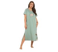 Yours Curve Green Sloth Print Nightdress - Women's - Plus Size Curve