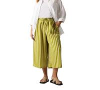 Yours Curve Green Stripe Midaxi Culottes - Women's - Plus Size Curve