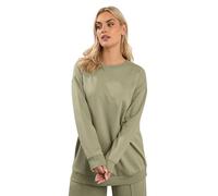 Yours Women's Crew Neck Sweatshirt in Light Green | Size: 22-24 Yours Light Green 22-24