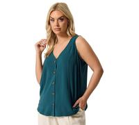 Yours Curve Green Waistcoat - Women's - Plus Size Curve