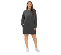 Yours Women's Jumper Mini Dress in Grey | Size: 22/24
