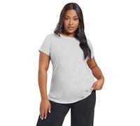 Yours Curve Grey Marl Core T-Shirt - Women's - Plus Size Curve
