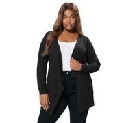 Yours Curve Grey Ribbed Waterfall Cardigan - Women's - Plus Size Curve