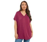 Yours Curve Grown-On Sleeve T-Shirt - Women's - Plus Size Curve