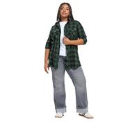 Yours Curve Hooded Check Shirt - Women's - Plus Size Curve