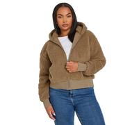Hooded Fleece Jacket Yours Brown 22-24