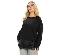 Yours Curve Lace 2-in-1 Jumper - Women's - Plus Size Curve Black