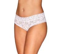 Yours Curve Lace Low Rise Brazilian Knickers - Women's - Plus Size Curve White