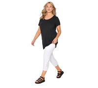 Yours Curve Lace Stretch Cropped Leggings - Women's - Plus Size Curve