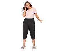 Yours Curve Lace Trim Crop Pyjama Bottoms - Women's - Plus Size Curve