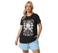 Yours Curve 'Le Soleil' Graphic T-Shirt - Women's - Plus Size Curve