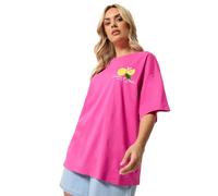 Yours Curve Lemon Back Print Graphic T-Shirt - Women's - Plus Size Curve